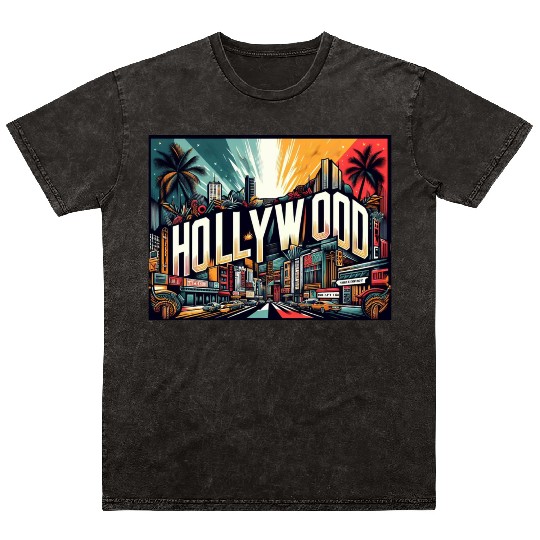 Hollywood Mineral Wash T Shirts