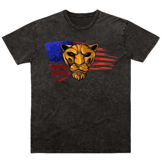 Lion Of Liberty Mineral Wash T Shirts