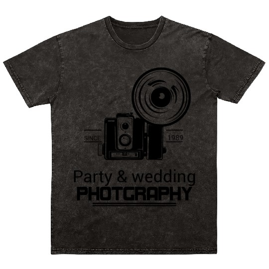 Party & wedding photography Mineral Wash T Shirts