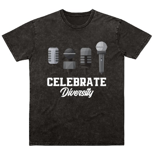 Funny Karaoke Singer Singing Musician Karaoke Gift Mineral Wash T Shirts