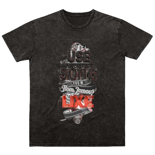 Let's sing Mineral Wash T Shirts