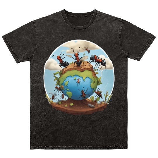 Whispers of Gaia: A Miniature Ballet Mineral Wash T Shirts