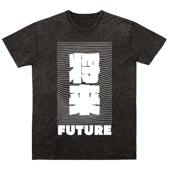 Shinjuku: Where the Future Glows in Cyberpunk Neon Mineral Wash T Shirts