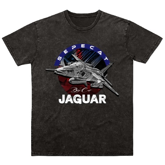 Sepecat Jaguar British-French Fighterjet Military Mineral Wash T Shirts
