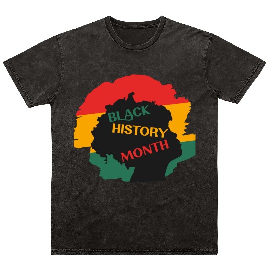 Black history month. African American woman Mineral Wash T Shirts