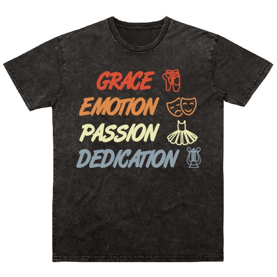 Vintage Ballet Motivation Mineral Wash T Shirts