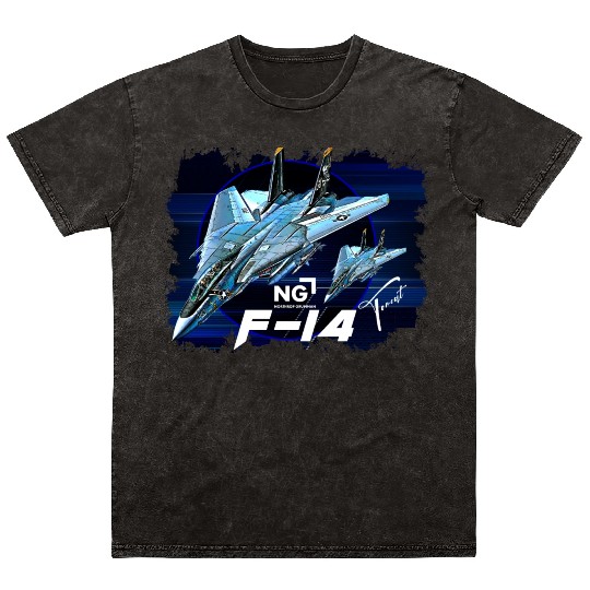 F-14 Tomcat Fighterjet Mineral Wash T Shirts