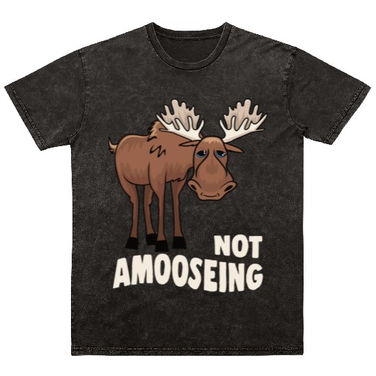 Not Amooseing Cool Moose Mineral Wash T Shirts