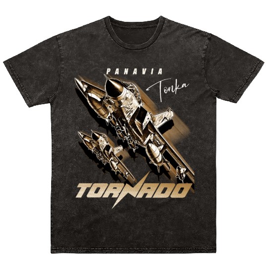 Panavia Tornado European Air Force Fighterjet Mineral Wash T Shirts