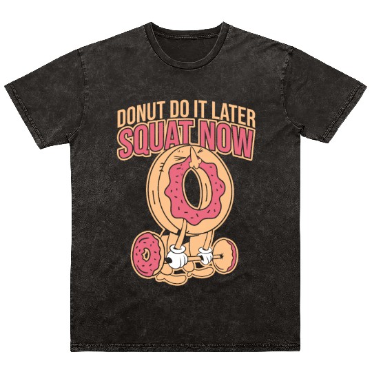 Fitness Donut Donut Gym Mineral Wash T Shirts