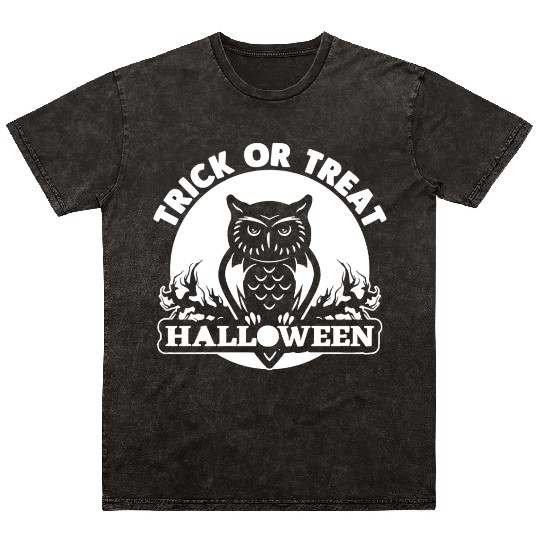 Trick Or Treat halloween Mineral Wash T Shirts