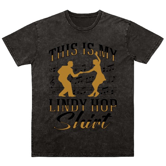 Lindy Hop Dancer Embraces Swing Dance Moves in Mineral Wash T Shirts
