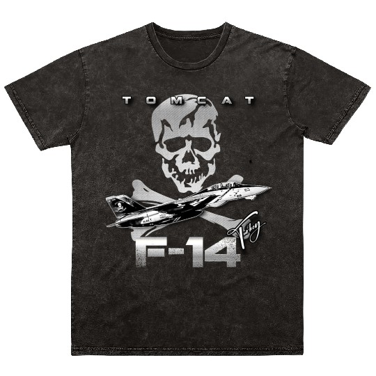 F-14 Tomcat Fighterjet Mineral Wash T Shirts