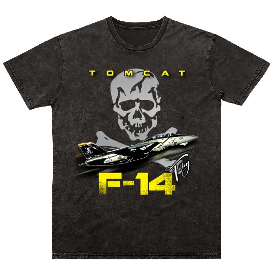 F-14 Tomcat Fighterjet Mineral Wash T Shirts