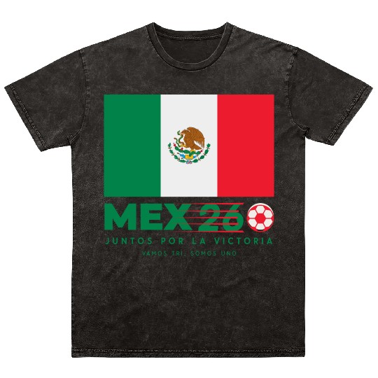 Mexico World Cup 2026 Mineral Wash T Shirts Soccer