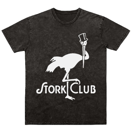 Stork Club Vintage Design Hollywood Club Mineral Wash T Shirts