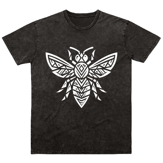Cute Little T Tattoo Bee Mineral Wash T Shirts