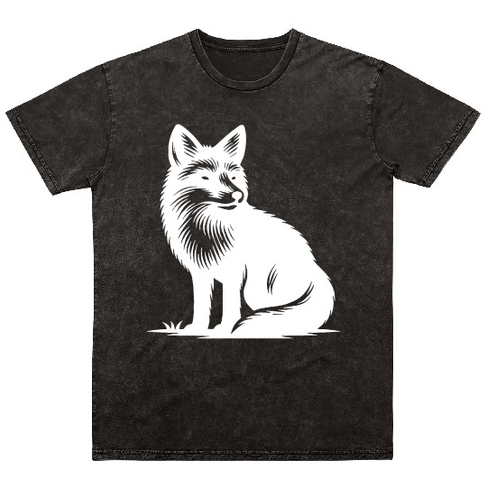 Cute, Clever Fox Mineral Wash T Shirts