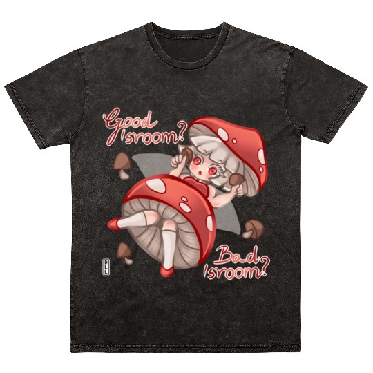 Mushroom Fairy Mineral Wash T Shirts