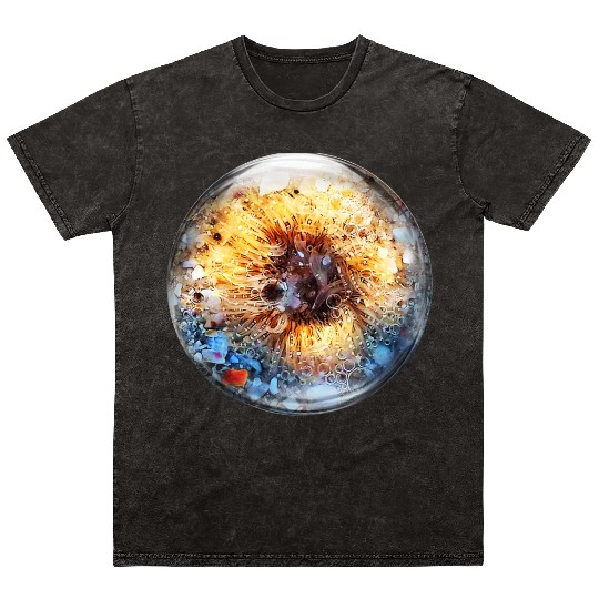 Life in a Bubble Collection - Sanibel Sea Anemone Mineral Wash T Shirts