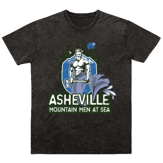 Asheville mountain men at sea Mineral Wash T Shirts