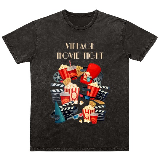 Hollywood Cinema Graphics Mineral Wash T Shirts