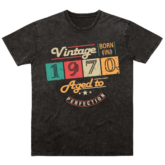 Original 1970's Vintage - 1970's Birthday Gift Mineral Wash T Shirts