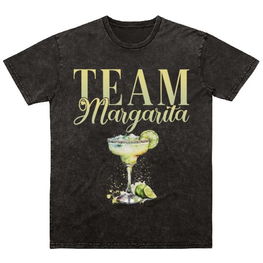 Team Margarita Tequila Stag Party Mineral Wash T Shirts