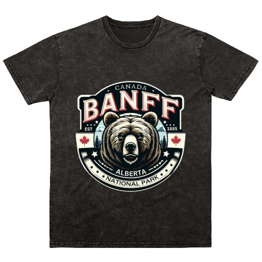Banff National Park, Alberta Canada grizzly bears Mineral Wash T Shirts