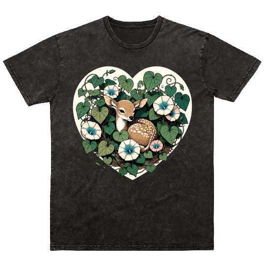 Spring Fawn Mineral Wash T Shirts