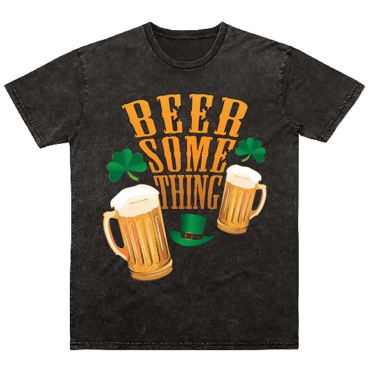 Beer Something Mineral Wash T Shirts
