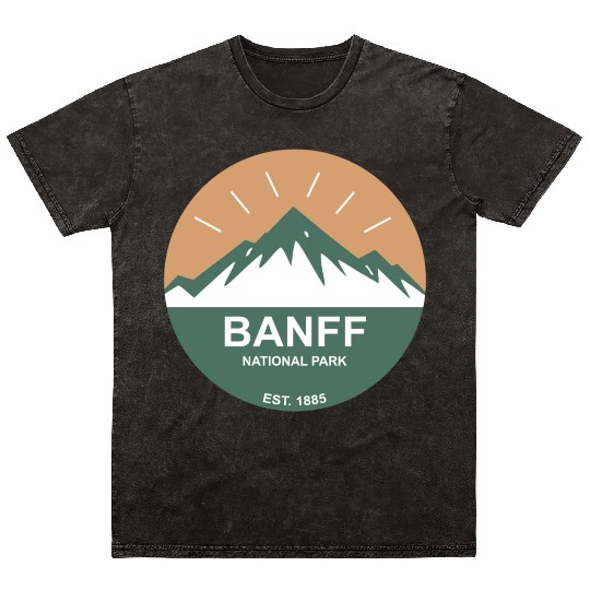 Banff National Park Mineral Wash T Shirts
