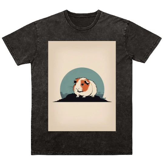 Guinea Pig 4 - Japanese Retro Art Mineral Wash T Shirts