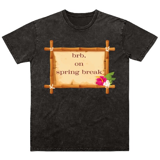 BRB: Spring Break Collection - Embrace the Vibes! Mineral Wash T Shirts