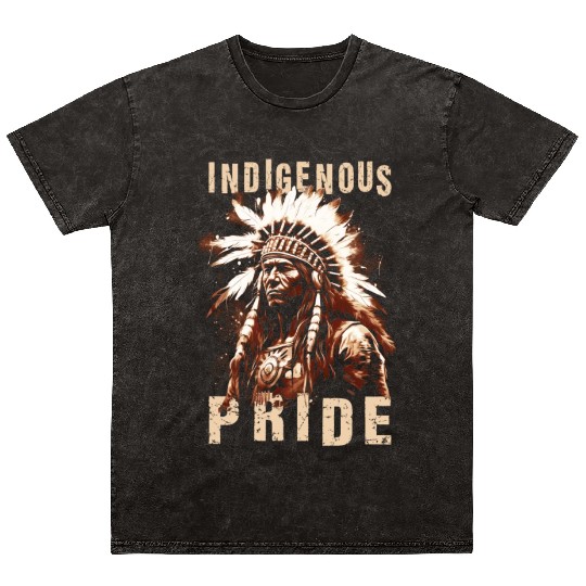 Indigenous Pride Mineral Wash T Shirts