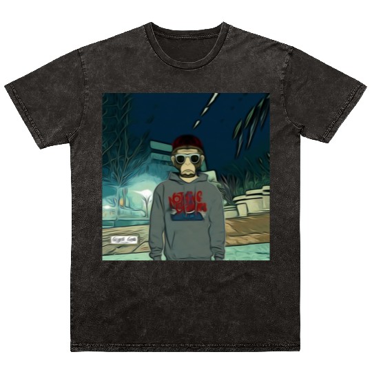 Gangsta Gorilla-Primate Jonez Gorilla Wear Mineral Wash T Shirts