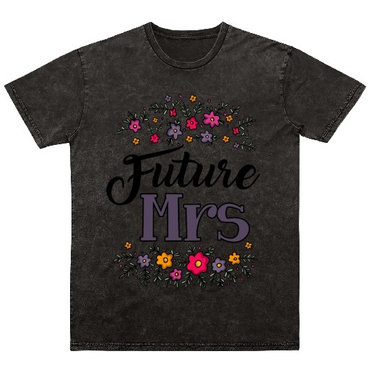 Bridal Future Mrs Mineral Wash T Shirts