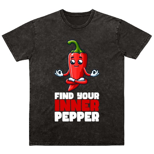 Find Your Inner Pepper Motivational Mineral Wash T Shirts