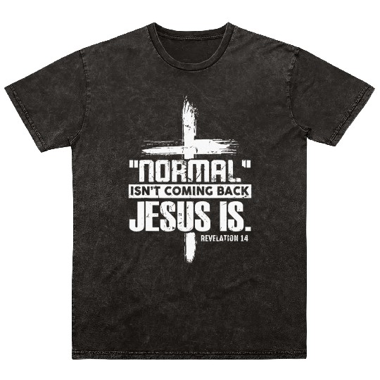 Cross Faith Normal Isn't Coming Back Mineral Wash T Shirts