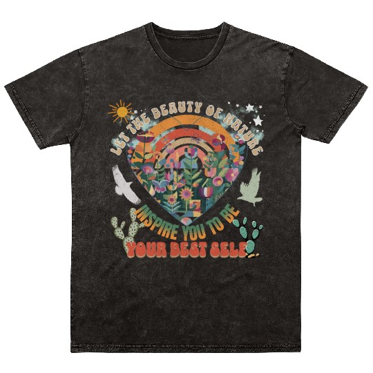 Nature and Plants Mineral Wash T Shirts