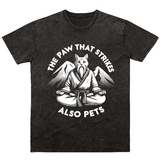 Kung Fu Chinese Kung Fu Asian Kung Fu Self defense Mineral Wash T Shirts