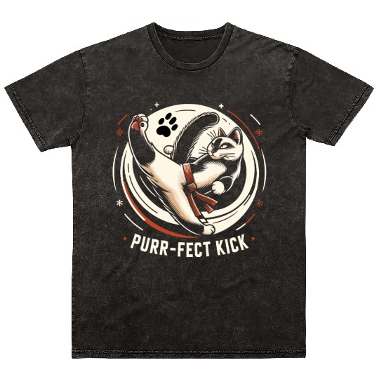 Kung Fu Chinese Kung Fu Asian Kung Fu Self defense Mineral Wash T Shirts