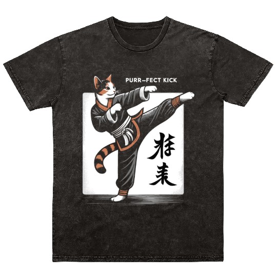 Kung Fu Chinese Kung Fu Asian Kung Fu Self defense Mineral Wash T Shirts