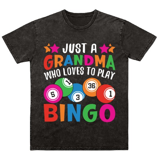 Bingo Grandma Mineral Wash T Shirts