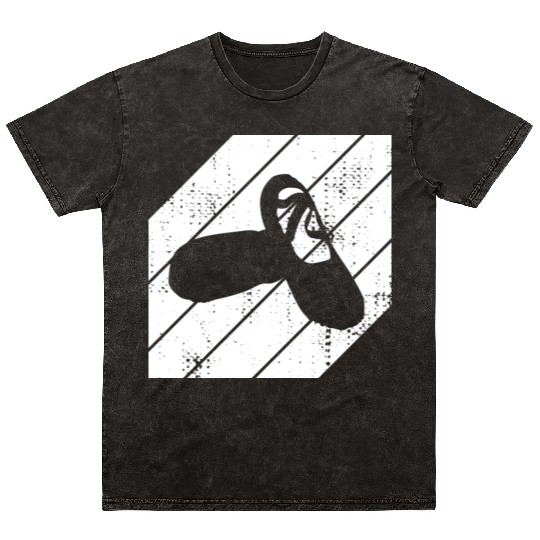 Ballet Slippers Sketch Mineral Wash T Shirts