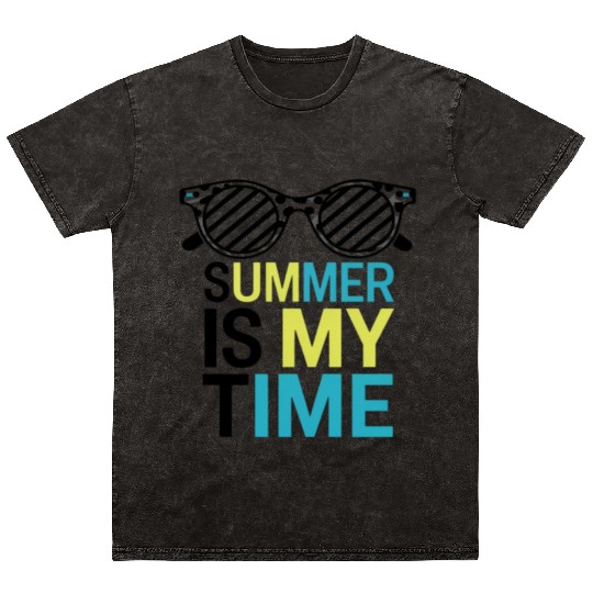 Summer & Sunglasses Mineral Wash T Shirts