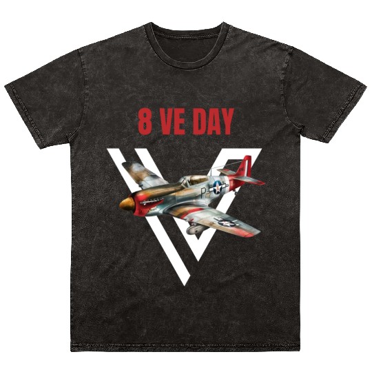 P15 Spitfire 8VE day Mineral Wash T Shirts