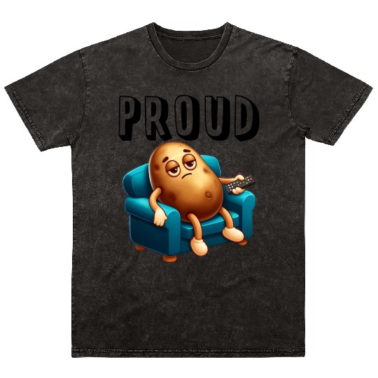 Couch Potato Mineral Wash T Shirts