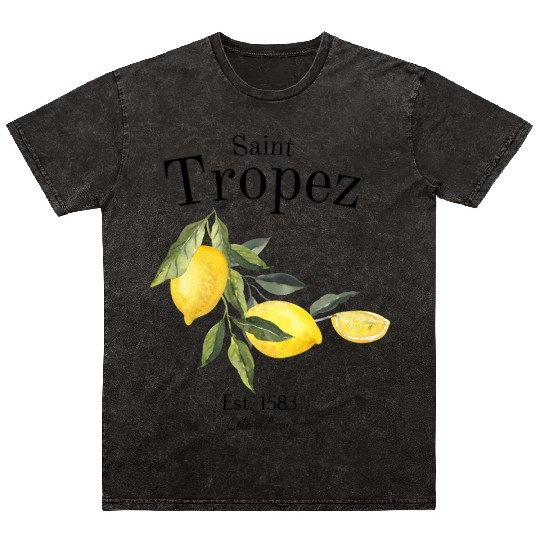 Côte d'Azur - Saint Tropez - Vacation - France Mineral Wash T Shirts