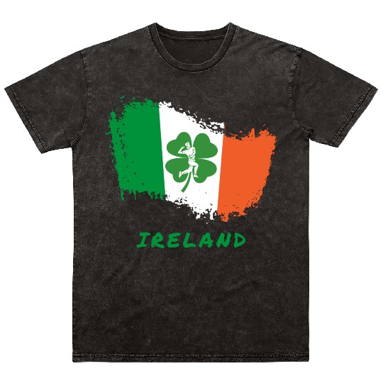 Ireland Cricket Mineral Wash T Shirts